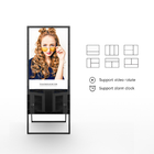 Movable Digital Indoor Poster Versatile , 32 43 49 55 65 Inch LCD Advertising Players